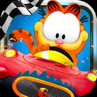 Garfield Kart Fast and Furry [Mod Money] - Мультяшные гонки вместе с Гарфилдом