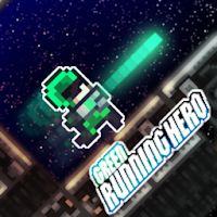 Green Running Hero - Хардкорный 2D раннер с ретро графикой