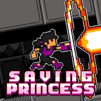 Saving Princess - Настоящий олдскульный 8-битный платформер