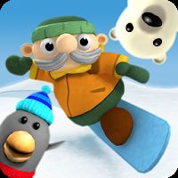 Snow Spin: Snowboard Adventure [Много денег] - Спускайтесь по снежным склонам и собирайте пропавшие вещи