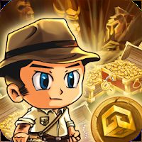 Treasure Rush Pro [много кристаллов] - Помогите Джону найти потерянные сокровища