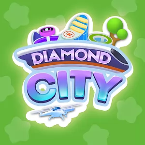 Diamond City [Бесплатные покупки] - Красочный градостроительный симулятор в формате кликера