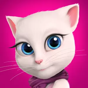 Talking Angela [Mod Money] - Entertainment application for children from the studio Outfit7