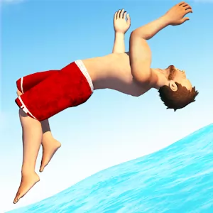 Flip Diving [Много денег] - Симулятор акробатических прыжков в воду