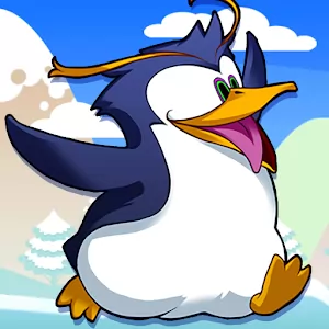 Runaway Pengy 2 [Бесконечные жизни/без рекламы] - Забавный раннер с прожорливым пингвином