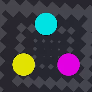 Three Dots - Fun Colour Game - Сюрреалистическая аркада на реакцию