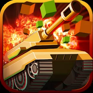 Iron Cube Voxel Tank Shooter - Exciting cube action with a destructible world