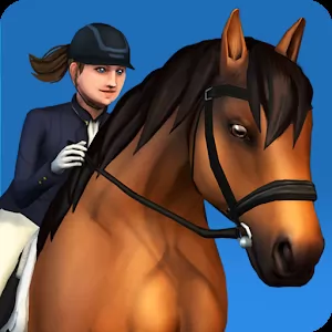 Мир лошадей – конкур премиум: игра о лошадях [Много денег] - Увлекательный аркадный симулятор с конными состязаниями