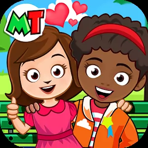 My Town Best Friendsampamp39 House games for kids [unlocked] - Another part of the popular series of games for children