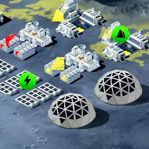 Pantenite Space Colony - Построение колонии в стратегическом симуляторе