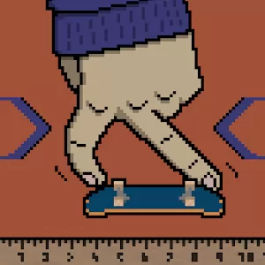 Skate Fingers [Много денег/без рекламы] - Увлекательные заезды на фингерборде в пиксельном раннере