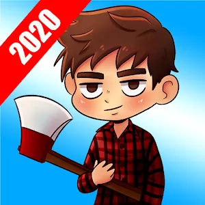 Tap Tap Timber Wood Idle Clicker [unlocked/Mod Money] - Lumberjack career in a colorful and addictive clicker game