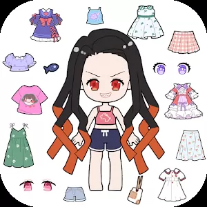 Vlinder GachaпStylish Dressup Games [Mod Money] - Colorful casual arcade game with adorable dolls