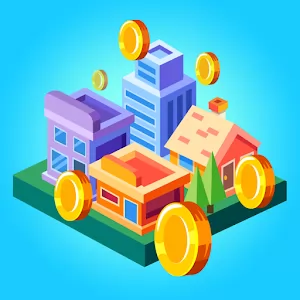 City Merge - построй свой мегаполис [Много денег] - Затягивающий Idle-симулятор с механикой слияния объектов