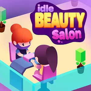 Idle Beauty Salon: Парикмахерская и маникюр [Много денег] - Управление салоном красоты в ярком Idle-симуляторе