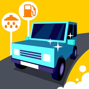 Idle Car Tycoon [Mod Money] - Fascinating clicker with building your own gas station network