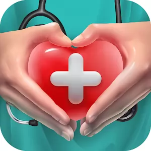 Idle Hospital Tycoon Doctor and Patient - Wellness facility management in a vibrant clicker
