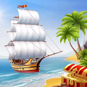 Pocket Ships Tap Tycoon Idle Seaport Clicker [Mod Money] - Seaport Management in Vibrant Idle Simulator