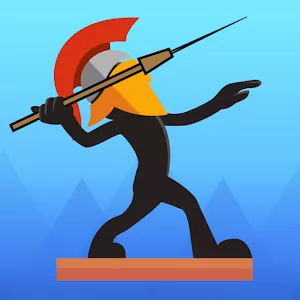 The Warrior Top Stickman [unlocked/Mod Money/Adfree] - Another exciting and dynamic arcade game with Stickmans