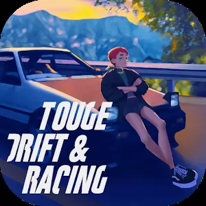 Touge Drift & Racing [Много денег/без рекламы] - Гоночная игра с эффектными дрифт заездами