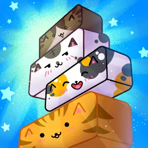 Cat Tower [Mod Money] - Meditative and colorful arcade game with cute kittens