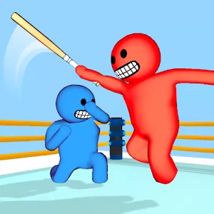 Clumsy Fighters [Много денег/без рекламы] - Забавный аркадный файтинг с неуклюжими бойцами