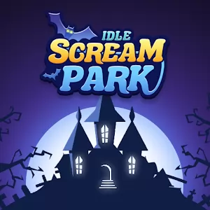 Idle Scream Park [Много денег] - Развитие тематического парка аттракционов в ярком кликере