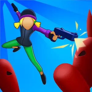 Bullet Rush [unlocked/Adfree] - Dynamic and colorful arcade shooting game