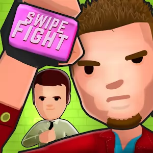 Swipe Fight [Mod Money/Adfree] - A fun arcade fighting game with swipe controls