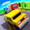 Herunterladen Blocky Highway: Traffic Racing [Mod Money]