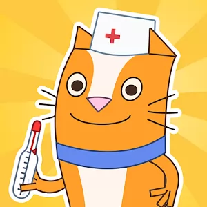 Cats Pets Animal Doctor Games for Kids Pet doctor [unlocked/Adfree] - Informative arcade for children with kittens