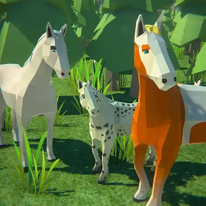Forest Horse Simulator - 3D Game Online Sim [Много денег] - Симулятор дикой лошади с открытым миром