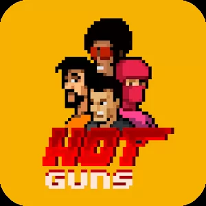 Hot Guns - Arcade shooter in pixel style