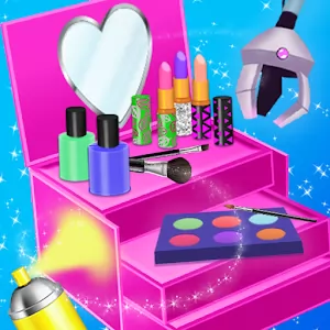 Макияж комплект - Домашние игры макияж для девочек [Без рекламы] - Красочный казуальный симулятор для девочек