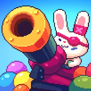 Rabbit Island Brick Crusher Blast [Free Shopping] - Simple, fun and colorful casual arcade game