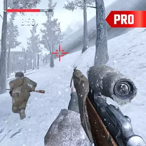 Скачать Call of Sniper Pro: World War 2 Sniper Games [Много денег]