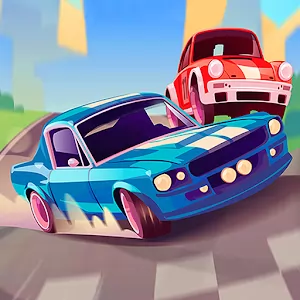 Kart Heroes [Много денег] - Яркая аркадная гонка с мультипликационной графикой