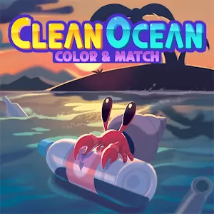 Clean Ocean - Plastic Free Challenge - Спасайте океан от загрязнения решая три в ряд головоломки