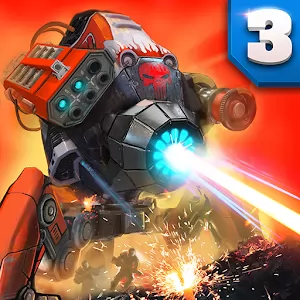 Defense Legend 3: Future War [Mod Money] - Tactical strategy in the style of a tower defense
