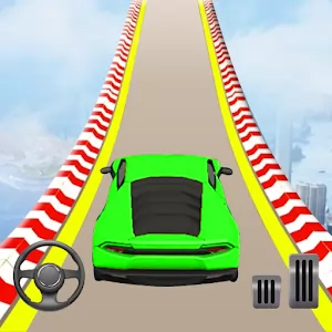 Hot Car Race Off [Unlocked/без рекламы/мод меню] - Яркая гоночная аркада со сложными треками