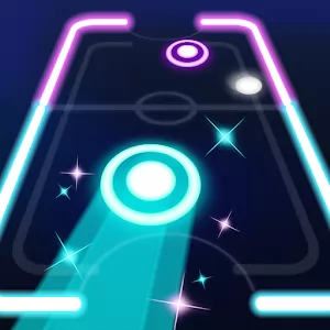 Neon Hockey - Awesome arcade game for fans of air hockey