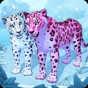 Симулятор Семьи Снежного Леопарда Онлайн - RPG в мире дикой природы и приключений