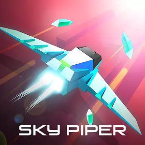 Sky Piper - Jet Arcade Game - Сложный таймкиллер с современным визуальным оформлением