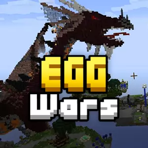 Egg Wars - Кубические командный битвы на 16 игроков