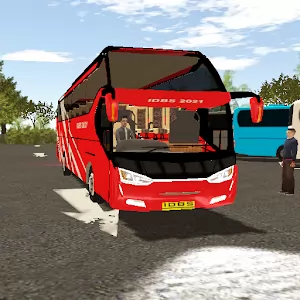 IDBS Bus Simulator [Много денег] - Симулятор водителя автобуса по дорогам Индонезии