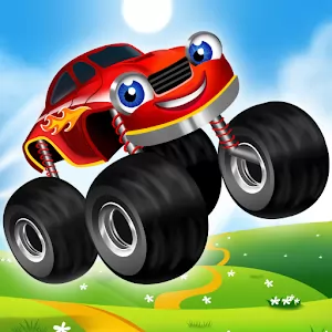 монстр грузовик для детей - Яркая и увлекательная игра для детей