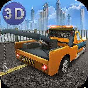 Симулятор Эвакуатора [Много денег/без рекламы] - Отличный 3D симулятор водителя эвакуатора