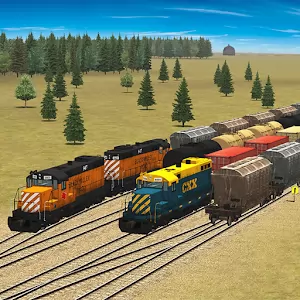 Train and rail yard simulator - Реалистичный симулятор машиниста поезда