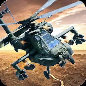 Вертолетная атака 3D [Много денег] - Обычный, но качественный вертолетный шутер