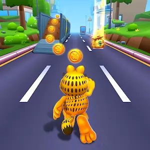 Garfield Rush [Много денег] - Красочный раннер с котом Гарфилдом